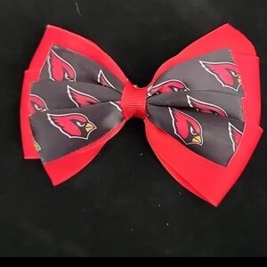 Red and Black Bow with Cardinal Logo